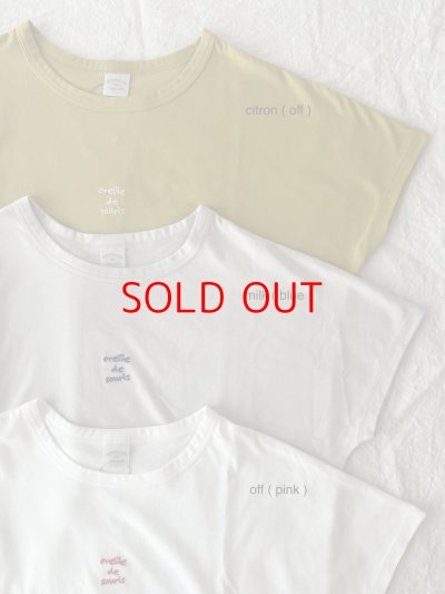 画像13: *sale40%off* nouvelles du paradis トロワ天竺 フレンチロゴTシャツ【クリックポスト（185円）発送可能】
