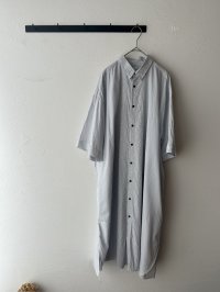 nouvelles du paradis ストライプクロス シャツワンピース