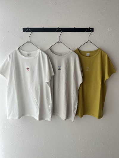 画像15: *sale50%off* nouvelles du paradis トロワ天竺 フレンチロゴTシャツ【クリックポスト(185円)発送可能】