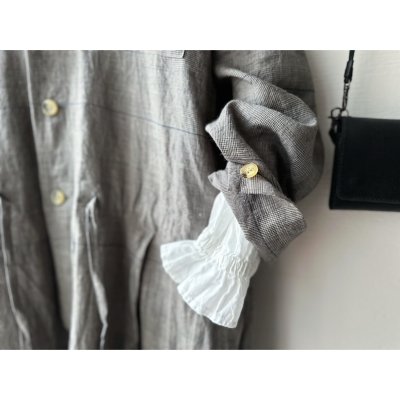 画像3: Veritecoeur グレンチェックオールインワン