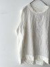 画像5: prit 綿麻天竺×リネンガーベラ刺繍 プルオーバーベスト