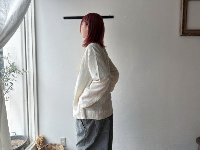 画像3: Luminaes コルトレイクリネン ロングジャケット