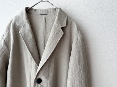 画像14: Luminaes コルトレイクリネン ロングジャケット