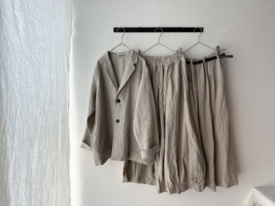 画像19: Luminaes コルトレイクリネン ロングジャケット