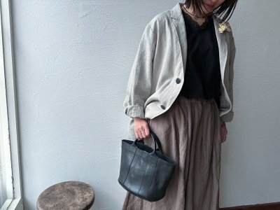 画像8: Luminaes コルトレイクリネン ロングジャケット