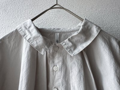 画像13: grin 綿麻ダンプテールレースシャツ【クリックポスト(185円)発送可能】