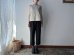 画像1: 【n.VB】KL High Count EASY TAPERED PANTS (1)
