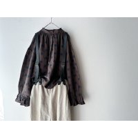 Veritecoeur ギャザーブラウス ( ドット )