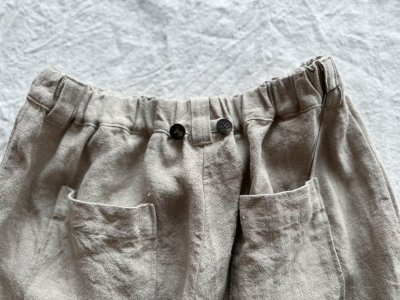 画像8: Luminaes heavy-linen frax dyed サスペンダー対応PT (unisex)