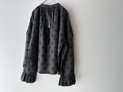 画像13: Veritecoeur ギャザーブラウス ( ドット )