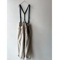 Luminaes heavy-linen frax dyed サスペンダー対応PT （unisex）