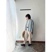 Luminaes 1/60手染めリネン ちょうどいいシャツ