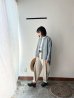 画像1: Luminaes 1/60手染めリネン ちょうどいいシャツ (1)