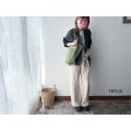 Luminaes heavy-linen frax dyed ブーツカットPT