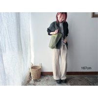 Luminaes heavy-linen frax dyed ブーツカットPT