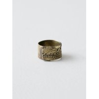 Vlas Blomme Brass Lace RING