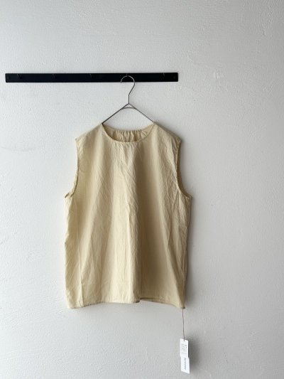 画像1: Veritecoeur インナーバックギャザーノースリーブ