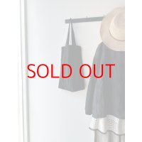 *sale30%off* prit 綿麻天竺×リネンガーベラ刺繍 コクーンプルオーバー