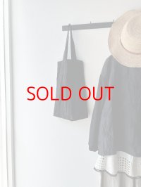 *sale30%off* prit 綿麻天竺×リネンガーベラ刺繍 コクーンプルオーバー