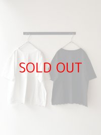 *sale30%off* grin オーガニックアンド天竺 裾レース半袖Tシャツ