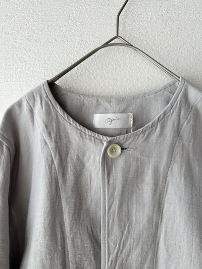 画像6: grin 綿麻バックサテン ドルマンジャケット【クリックポスト(185円)発送可能】