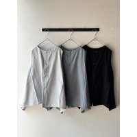 grin 綿麻バックサテン 三角2wayベスト