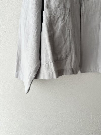 画像7: grin 綿麻バックサテン ドルマンジャケット【クリックポスト(185円)発送可能】