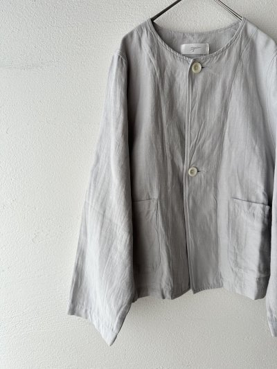 画像5: grin 綿麻バックサテン ドルマンジャケット【クリックポスト(185円)発送可能】