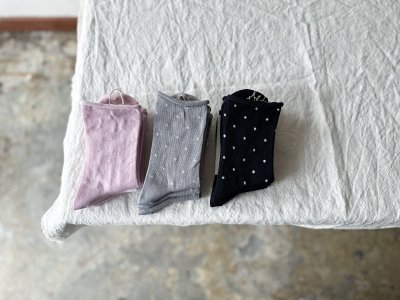 画像1: prit ラメドットソックス【3足までクリックポスト(185円) 】