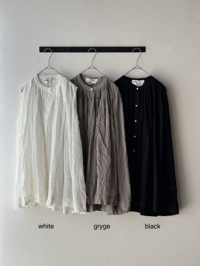 画像7: Veritecoeur スリーブレスギャザーブラウス  ( short )