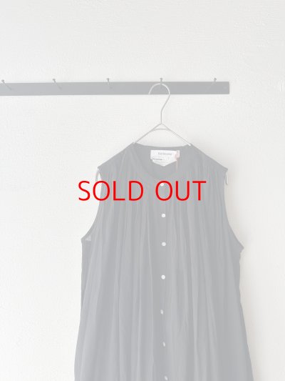 画像11: Veritecoeur スリーブレスギャザーブラウス  ( long )