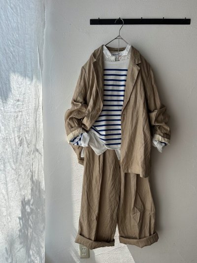 画像7: Veritecoeur リネンテーラードジャケット