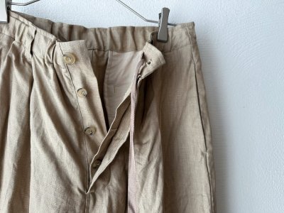 画像13: Veritecoeur リネンタックパンツ