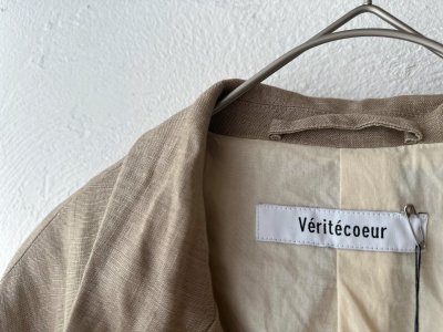画像10: Veritecoeur リネンテーラードジャケット