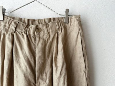 画像12: Veritecoeur リネンタックパンツ