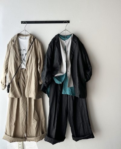 画像12: Veritecoeur リネンテーラードジャケット