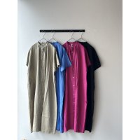 grin 40リネン ワイドシャツワンピース