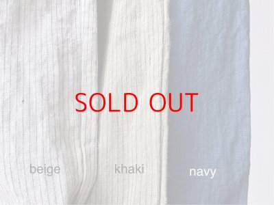 画像18: Luminaes リネン先染オーバーダイストライプ トラウザーPT