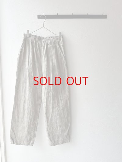 画像7: Luminaes リネン先染オーバーダイストライプ トラウザーPT