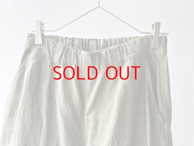 画像12: Luminaes リネン先染オーバーダイストライプ トラウザーPT