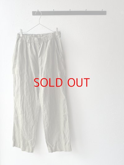 画像11: Luminaes リネン先染オーバーダイストライプ トラウザーPT