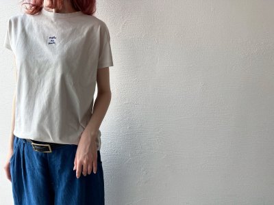 画像3: *sale50%off* nouvelles du paradis トロワ天竺 フレンチロゴTシャツ【クリックポスト(185円)発送可能】