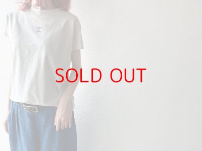 画像3: *sale40%off* nouvelles du paradis トロワ天竺 フレンチロゴTシャツ【クリックポスト（185円）発送可能】
