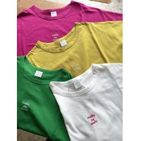 nouvelles du paradis トロワ天竺 フレンチロゴTシャツ
