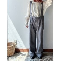 Veritecoeur サスペンダーデニムパンツ