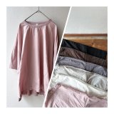 prit 30/1ハイゲージ天竺 × 80/1 タイプライター 切替５分袖Tシャツ