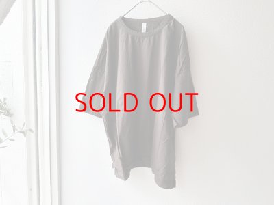 画像11: prit 30/1ハイゲージ天竺 × 80/1 タイプライター 切替5分袖Tシャツ