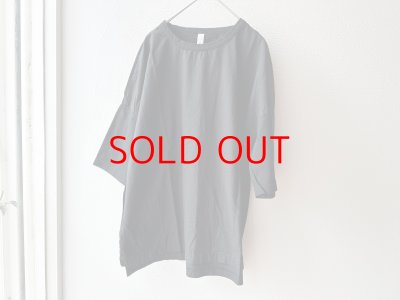 画像13: prit 30/1ハイゲージ天竺 × 80/1 タイプライター 切替5分袖Tシャツ