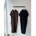 NATURAL LAUNDRY ドライカノコ ポロドルマンワンピース