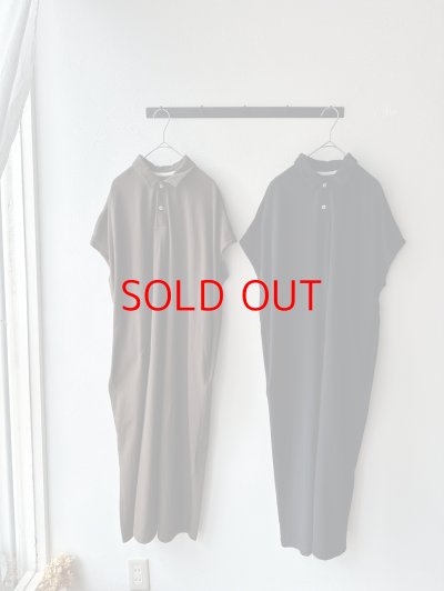 画像1: *sale30%off* NATURAL LAUNDRY ドライカノコ ポロドルマンワンピース